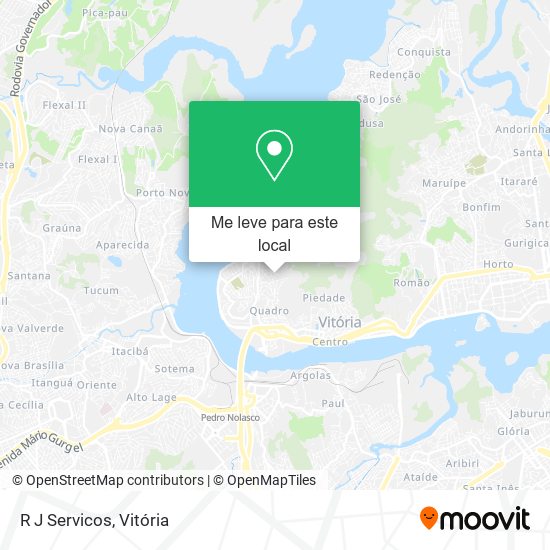 R J Servicos mapa