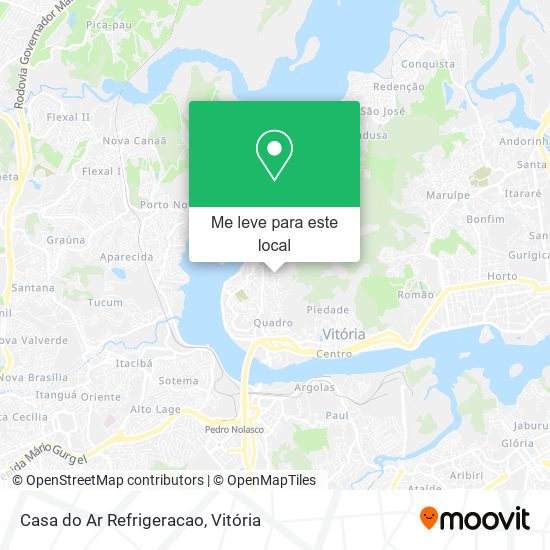 Casa do Ar Refrigeracao mapa