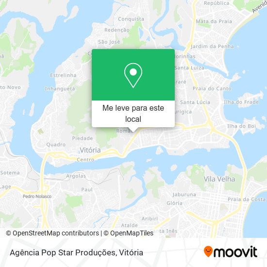 Agência Pop Star Produções mapa