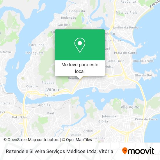 Rezende e Silveira Serviços Médicos Ltda mapa