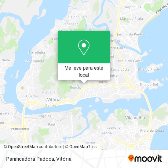 Panificadora Padoca mapa
