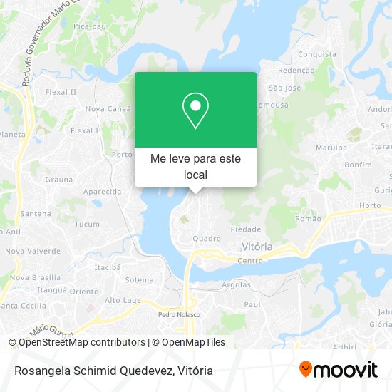 Rosangela Schimid Quedevez mapa