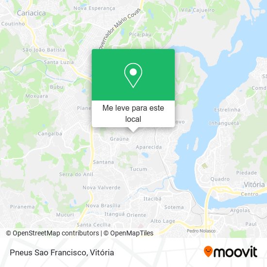 Pneus Sao Francisco mapa