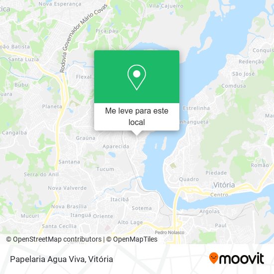 Papelaria Agua Viva mapa