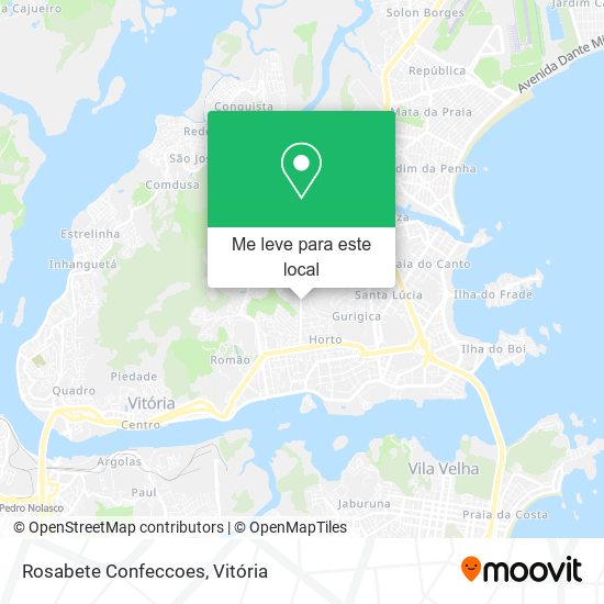 Rosabete Confeccoes mapa