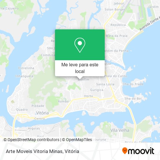 Arte Moveis Vitoria Minas mapa