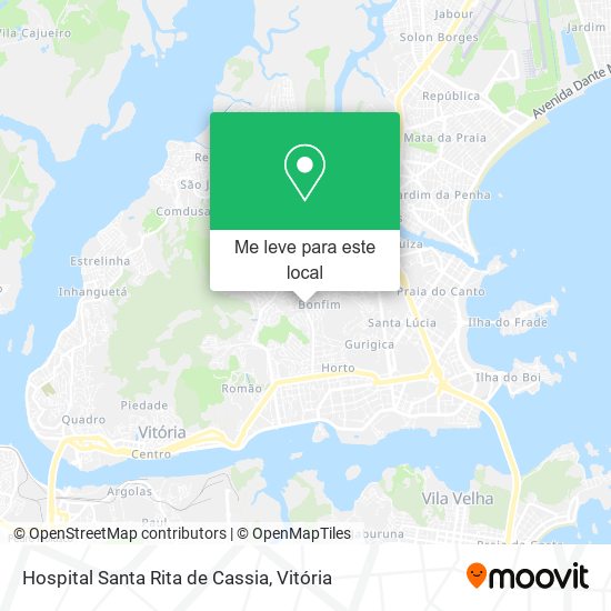 Hospital Santa Rita de Cassia mapa