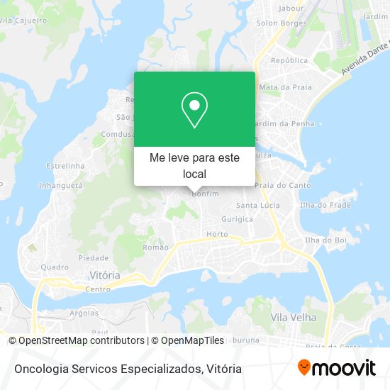 Oncologia Servicos Especializados mapa