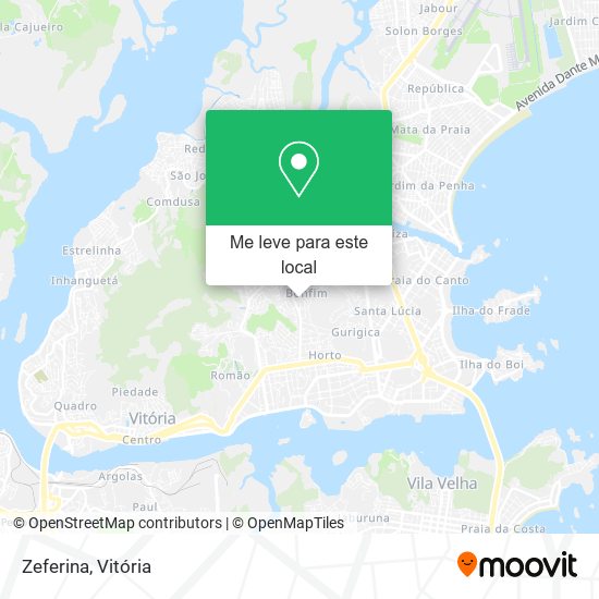 Zeferina mapa