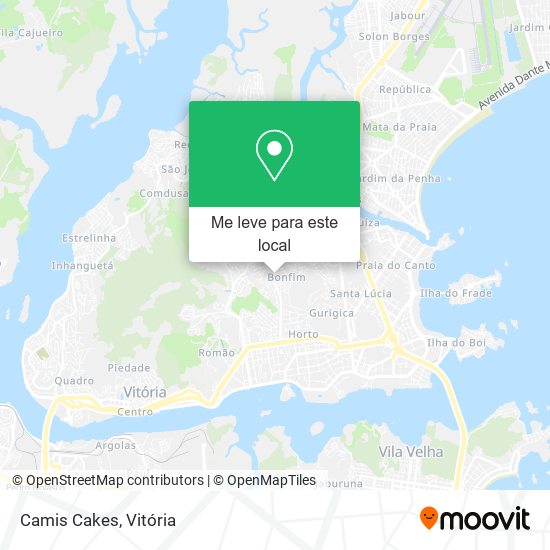 Camis Cakes mapa