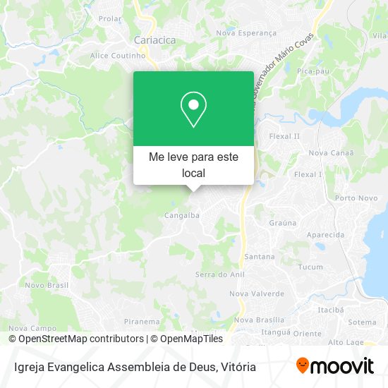 Igreja Evangelica Assembleia de Deus mapa