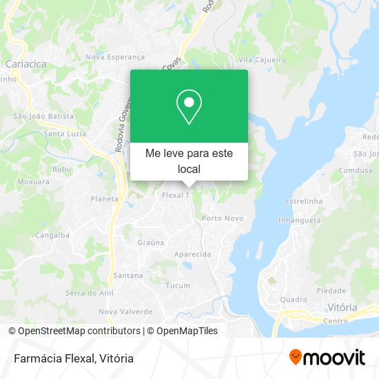 Farmácia Flexal mapa