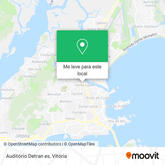 Auditório Detran es mapa