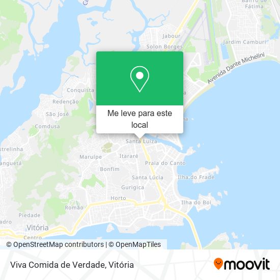 Viva Comida de Verdade mapa