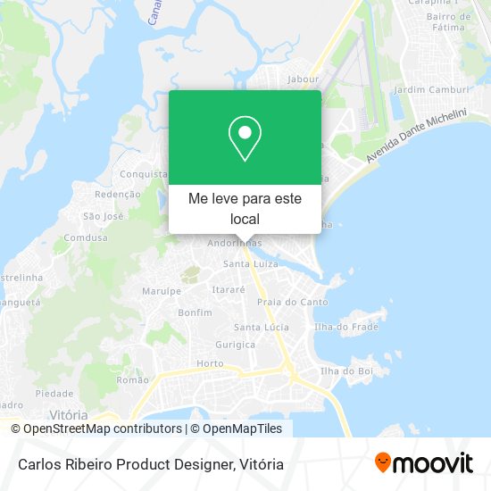 Carlos Ribeiro Product Designer mapa
