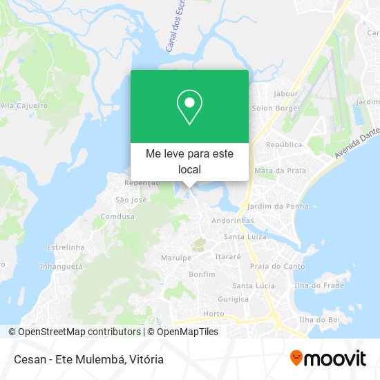 Cesan - Ete Mulembá mapa