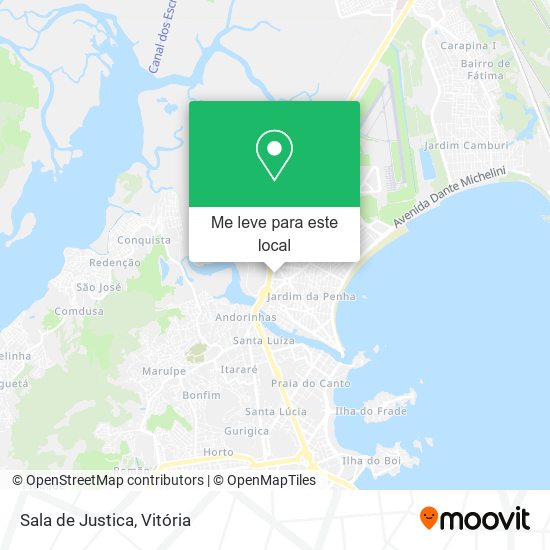 Sala de Justica mapa