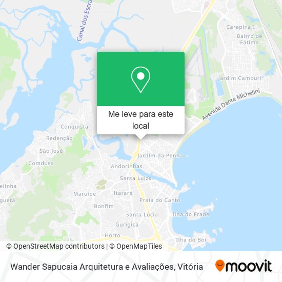 Wander Sapucaia Arquitetura e Avaliações mapa
