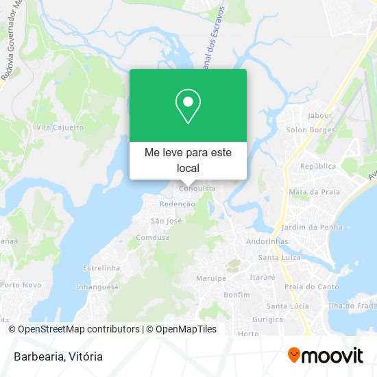 Barbearia mapa