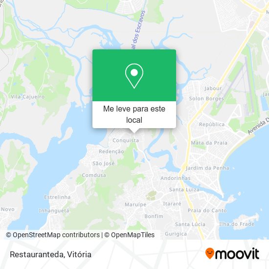 Restauranteda mapa