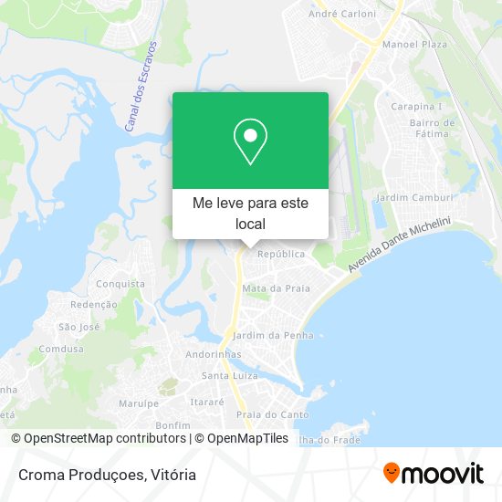 Croma Produçoes mapa