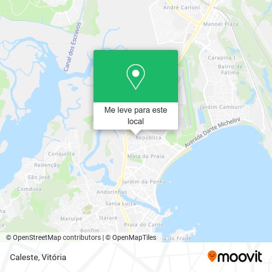 Caleste mapa