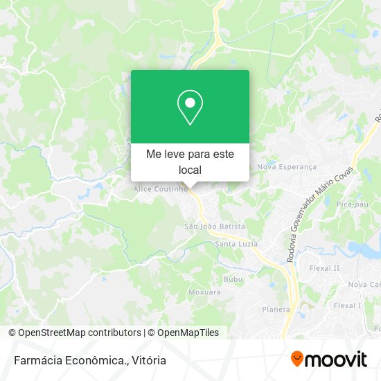 Farmácia Econômica. mapa
