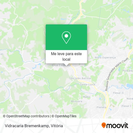 Vidracaria Bremenkamp mapa