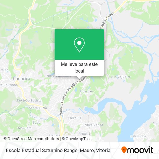 Escola Estadual Saturnino Rangel Mauro mapa