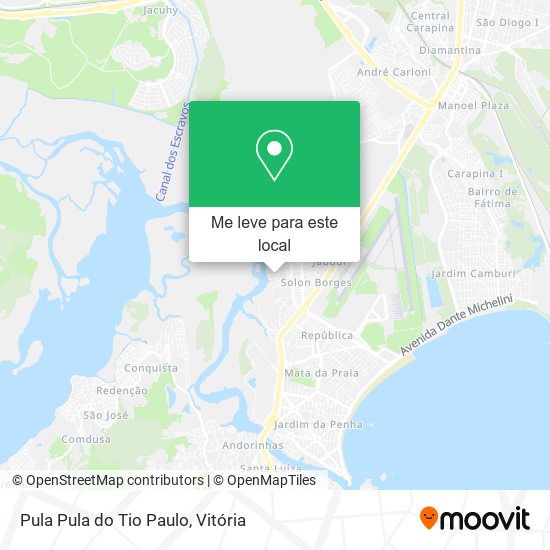 Pula Pula do Tio Paulo mapa