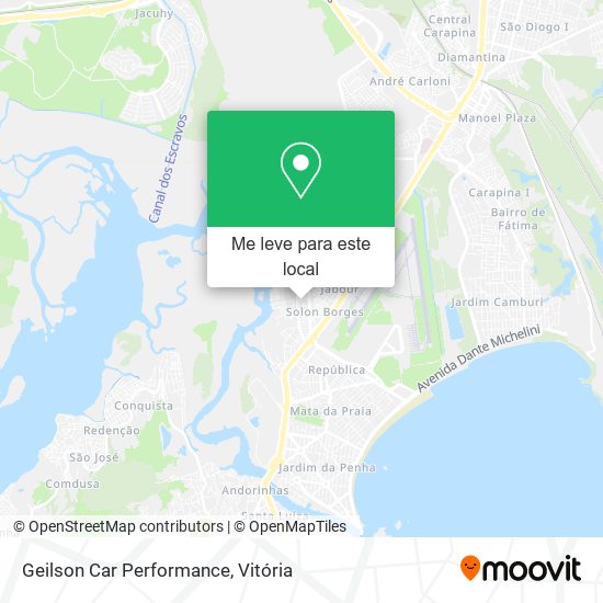 Geilson Car Performance mapa