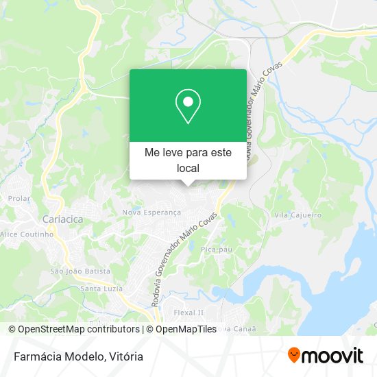 Farmácia Modelo mapa