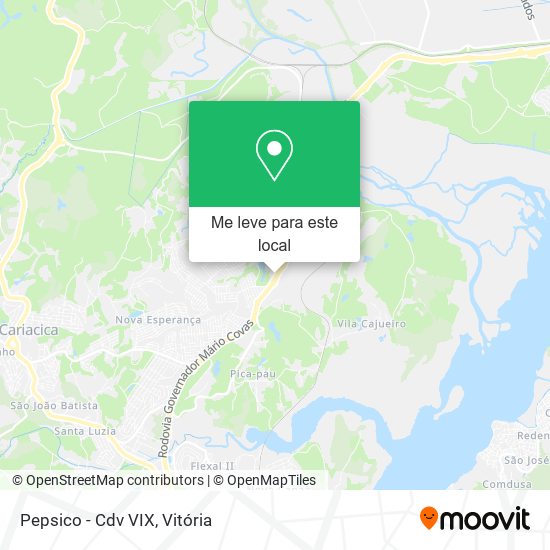 Pepsico - Cdv VIX mapa