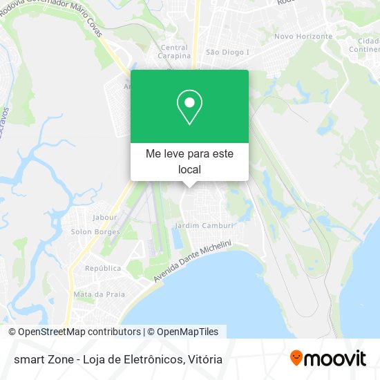 smart Zone - Loja de Eletrônicos mapa