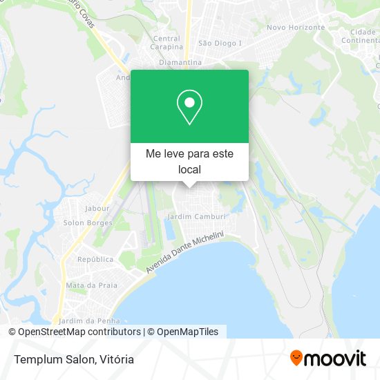 Templum Salon mapa