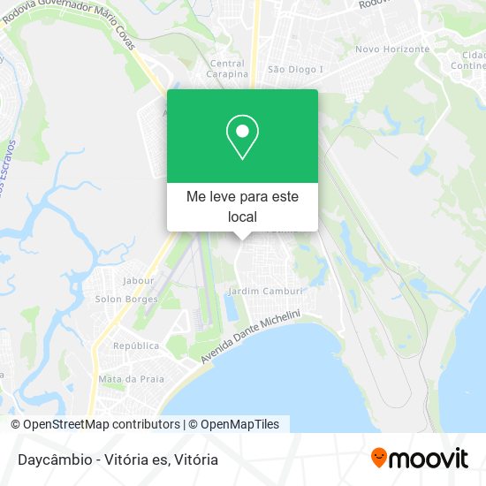 Daycâmbio - Vitória es mapa
