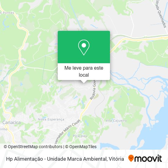 Hp Alimentação - Unidade Marca Ambiental mapa