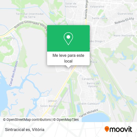 Sintracical es mapa