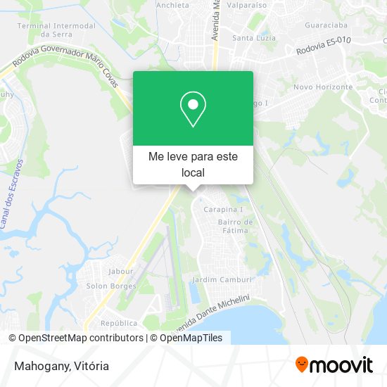Mahogany mapa