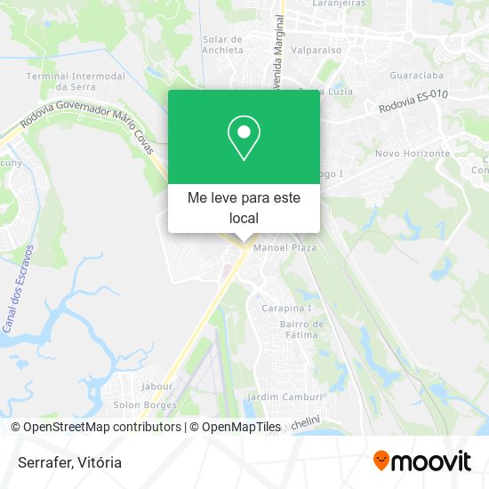 Serrafer mapa