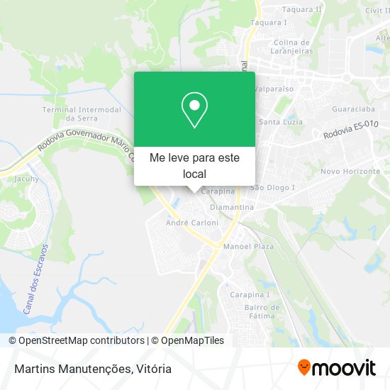Martins Manutenções mapa