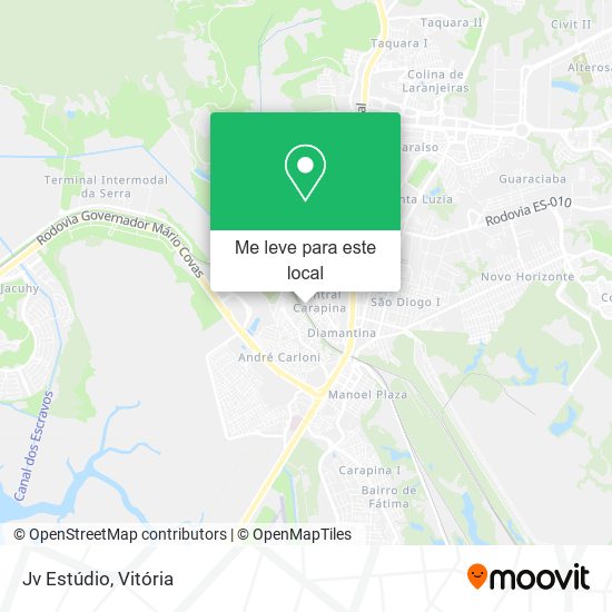 Jv Estúdio mapa