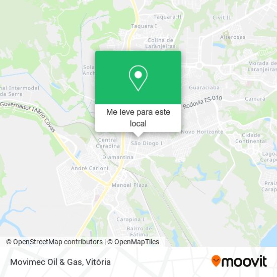 Movimec Oil & Gas mapa