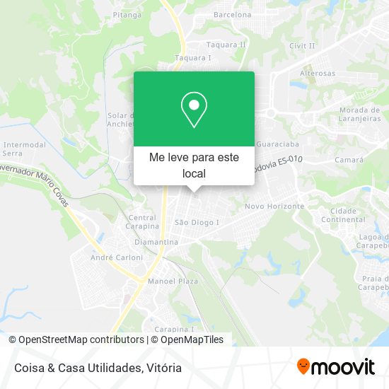 Coisa & Casa Utilidades mapa