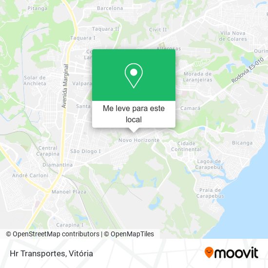 Hr Transportes mapa