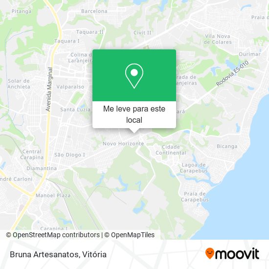 Bruna Artesanatos mapa