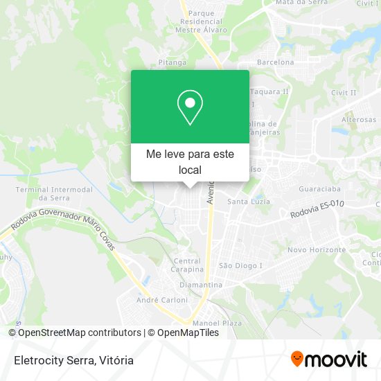 Eletrocity Serra mapa