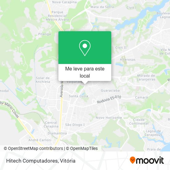 Hitech Computadores mapa