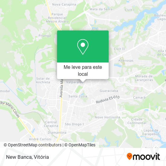 New Banca mapa