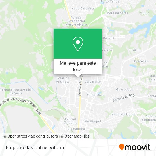 Emporio das Unhas mapa